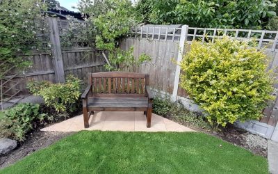 Small Paved Seating Area