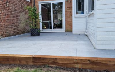 Bradstone Porcelain Patio in Chelmsford, Essex