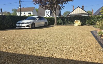 Golden Gravel Driveway